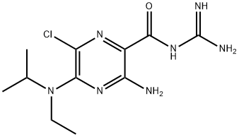 5-(N-乙基-N-异丙基)阿米洛利 结构式