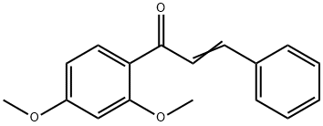2',4'-二甲氧基查耳酮 结构式