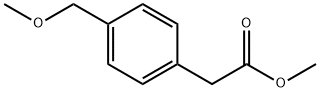4-(甲氧基甲基)苯乙酸甲酯 结构式