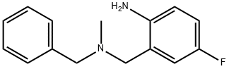 2-{[Benzyl(methyl)amino]methyl}-4-fluoroaniline 结构式