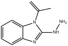 2H-Benzimidazol-2-one,1,3-dihydro-1-(1-methylethenyl)-,hydrazone(9CI) 结构式