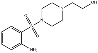 2-[4-(2-苯磺酰基)哌嗪-1-基]乙醇 结构式