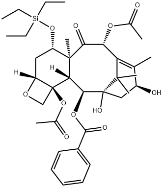 7-O-(三乙基硅烷)巴卡汀III 结构式
