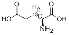 L-GLUTAMIC ACID-3-13C 结构式