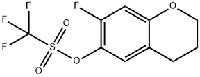 7-fluorochroMan-6-yl trifluoroMethanesulfonate 结构式