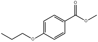 METHYL 4-N-PROPYLOXYBENZOATE 结构式