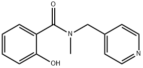 2-hydroxy-N-methyl-N-(pyridin-4-ylmethyl)benzamide 结构式