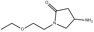 4-Amino-1-(2-ethoxyethyl)-2-pyrrolidinone 结构式