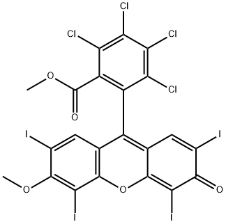 ROSE BENGAL, METHYL ESTER 结构式