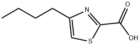 2-Thiazolecarboxylic  acid,4-butyl- 结构式
