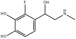 1,2-Benzenediol, 3-fluoro-4-[1-hydroxy-2-(methylamino)ethyl]- (9CI) 结构式