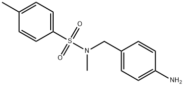 N-(4-氨基苄基)-N,4-二甲苯磺酰胺 结构式