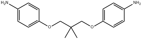 新戊基乙二醇双(4-氨基苯基)醚 结构式