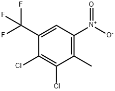 2,3-二氯-4-三氟甲基-6-硝基甲苯 结构式