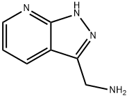 1H-吡唑并[3,4-B]吡啶-3-基甲胺 结构式
