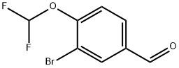 3-溴-4-(二氟甲氧基)苯甲醛 结构式
