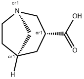 1-Azabicyclo[3.2.1]octane-3-carboxylicacid,exo-(9CI) 结构式