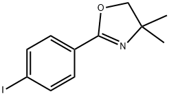 4,5-DIHYDRO-2-(4-IODOPHENYL)-4,4-DIMETHYLOXAZOLE 结构式