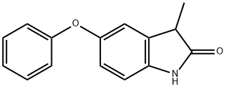 5-PHENOXY-3-METHYLINDOLINE-2-ONE 结构式