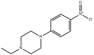 1-乙基-4-(4-硝基苯基)哌嗪 结构式