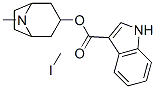 3-TROPANYL-INDOLE-3-CARBOXYLATE METHIODIDE 结构式