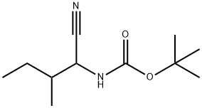 N-叔丁氧羰基-L-异亮氨腈 结构式