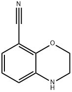 3,4-二氢-2H-苯并[1,4]噁嗪-8-甲腈盐酸盐 结构式