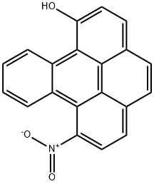 8-Hydroxy-1-nitrobenzo(e)pyrene 结构式