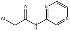 2-氯-N-吡嗪-2-基-乙酰胺 结构式