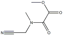 Acetic acid, [(cyanomethyl)methylamino]oxo-, methyl ester (9CI) 结构式