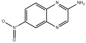 2-氨基-6-硝基喹喔啉 结构式