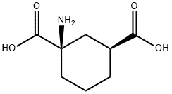1,3-Cyclohexanedicarboxylicacid,1-amino-,(1R-trans)-(9CI) 结构式