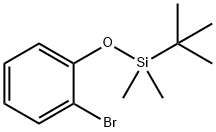 (2-溴苯氧基)(叔丁基)二甲基硅烷 结构式