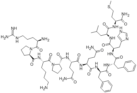 (D-ARG1,D-PHE5,D-TRP7·11)-SUBSTANCE P 结构式