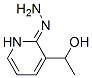 2(1H)-Pyridinone, 3-(1-hydroxyethyl)-, hydrazone (9CI) 结构式