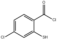 Benzoyl chloride, 4-chloro-2-mercapto- (9CI) 结构式