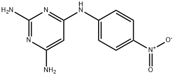 2,4-diamino-6-p-nitroanilinopyrimidine 结构式