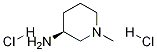 (S)-1-甲基-3-氨基哌啶双盐酸盐 结构式