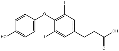 3,5-二碘甲腺丙酸 结构式