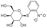 邻硝基苯基 BETA-D-硫代吡喃半乳糖苷 结构式