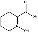 1-羟基-2-哌啶羧酸 结构式