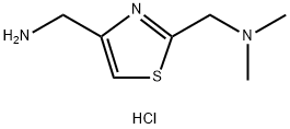 N-{[4-(aminomethyl)-1,3-thiazol-2-yl]methyl}-N,N-dimethylamine dihydrochloride 结构式