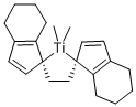 (S,S)-乙烯二-(4,5,6,7-四氢-1-茚基)-二甲基钛(IV) 结构式