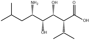 5-amino-3,4-dihydroxy-2-isopropyl-7-methyloctanoic acid 结构式