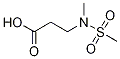 N-甲基-N-(甲基磺酰基)-Β-丙氨酸 结构式