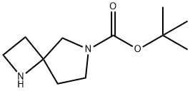 1,6-二氮杂螺[3.4]辛烷-6-甲酸 叔丁酯 结构式