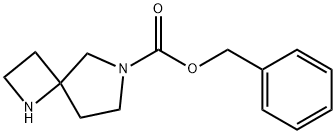 1,6-Diazaspiro[3.4]octane-6-carboxylic acid, phenylMethyl ester 结构式