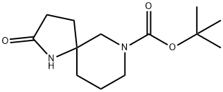 1,7-Diazaspiro[4.5]decane-7-carboxylic acid, 2-oxo-, 1,1-diMethylethyl ester 结构式