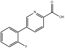 5-(2-氟苯基)吡啶甲酸 结构式