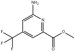 6-氨基-4-(三氟甲基)吡啶甲酸甲酯 结构式